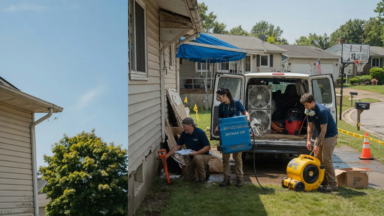 Ceiling Leak Cleanup in Sherman, NY near me