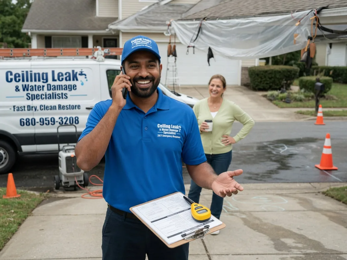 Ceiling Leak Cleanup Sherman, NY FAQs